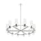 Z-Lite Datus 12 Light Chandelier, Polished Nickel & Clear 4008-12PN - alternate 4